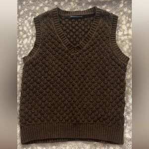 Brandy Melville brown Winnie sweater vest
